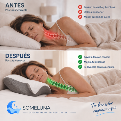 Almohada Cervical Ergonómica Someluna